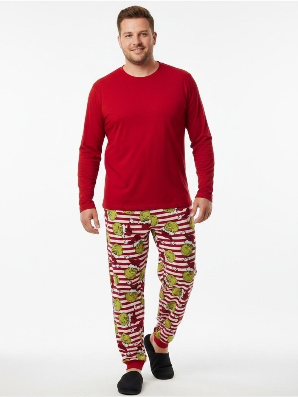 Dr. Seuss Men's Grinch Pajama Pants Size XL(40-42) - Picture 6 of 6